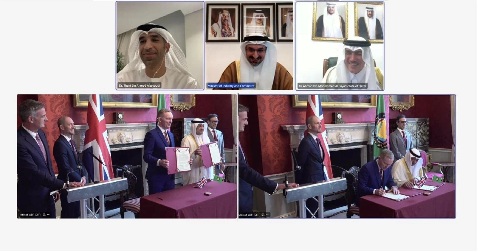 البحرين – وزير الصناعة والتجارة: التوقيع على البيان المشترك الختامي لمفاوضات اتفاقية التجارة الحرة بين دول “التعاون” والمملكة المتحدة