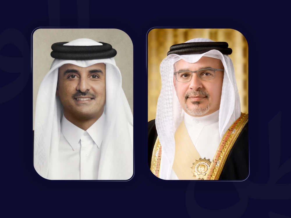 البحرين – ولي العهد ورئيس مجلس الوزراء يقدمان التعازي لأمير قطر في وفاة نائب رئيس الوزراء الأسبق عبدالله العطية