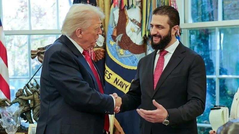الشرع يبحث مع ترامب العلاقات الثنائية ومستجدات الأوضاع في المنطقة