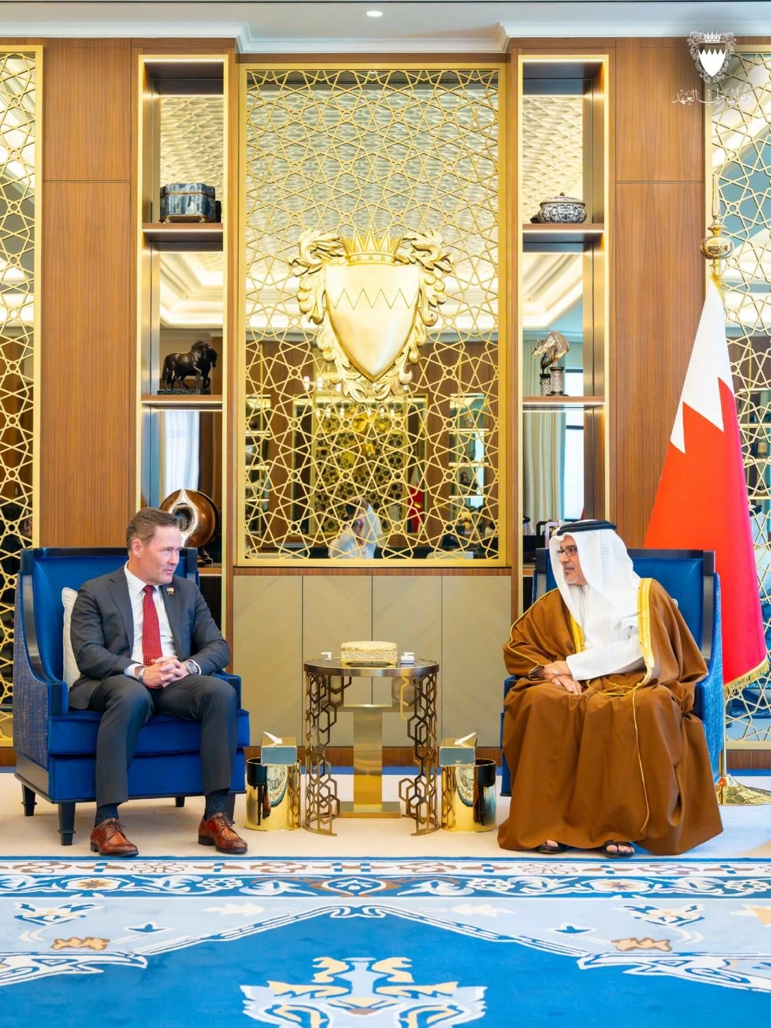 البحرين – سمو ولي العهد رئيس مجلس الوزراء يستقبل مندوبة الولايات المتحدة الأمريكية لدى الأمم المتحدة البحرين – سمو ولي العهد رئيس مجلس الوزراء يستقبل مندوبة الولايات المتحدة الأمريكية لدى الأمم المتحدة